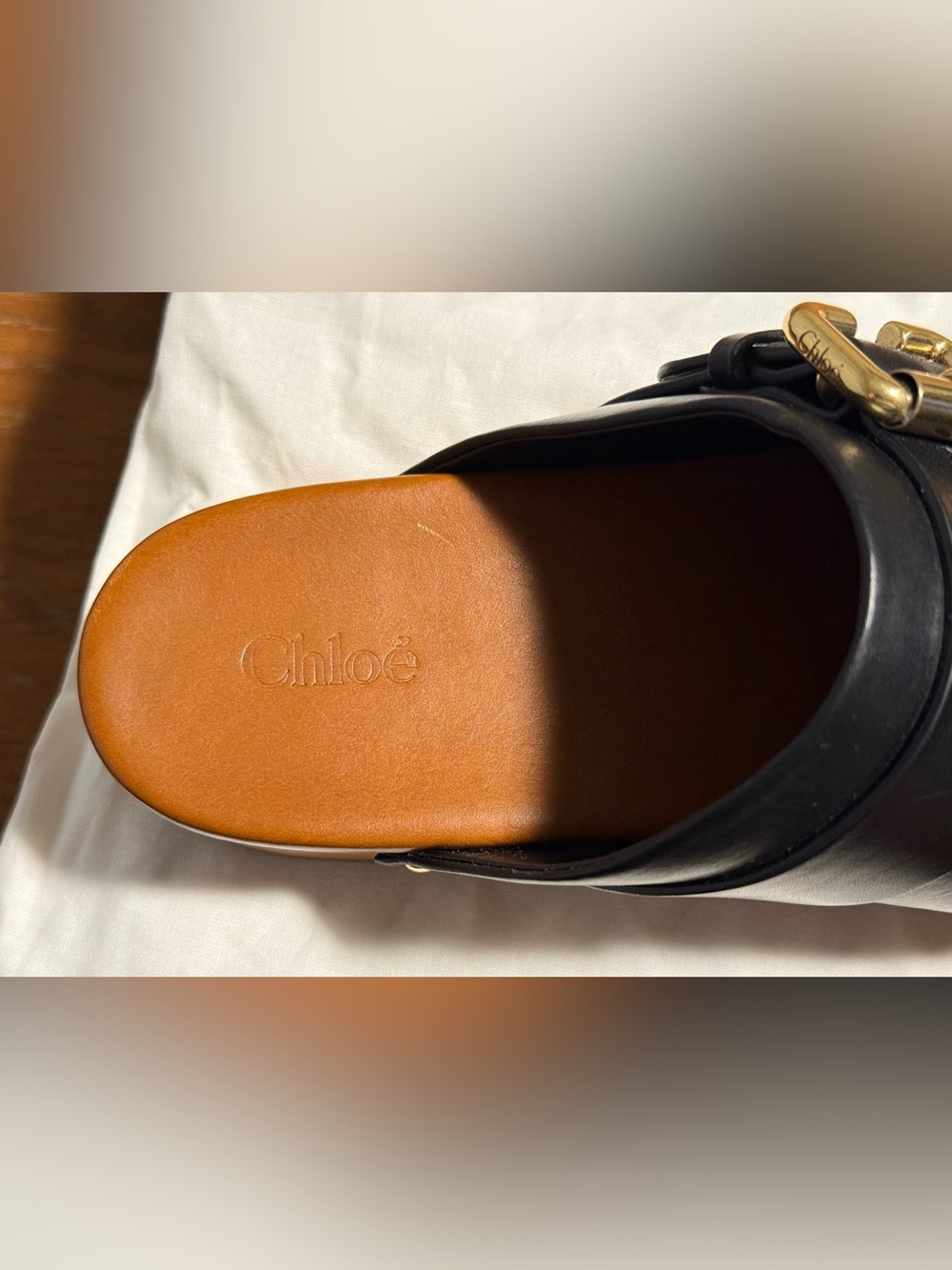 Chloé Women's Jeannette Clogs NWT - Picture 5 of 13